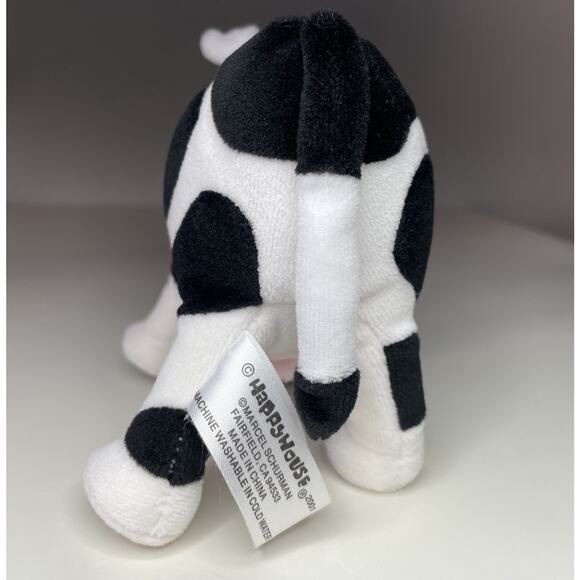 Vintage 2001 Happy House Cow Plush 7” Spotted Stuffed Animal Marcel Schurman - Picture 5 of 10